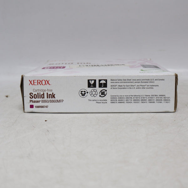 Genuine Xerox Phaser 8860 8860MFP Magenta Cartridge Free Solid Ink 108R00747 New