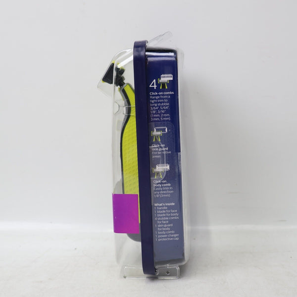 New Philips Norelco OneBlade Face/Body Hybrid Trimmer & Shaver QP2630/70