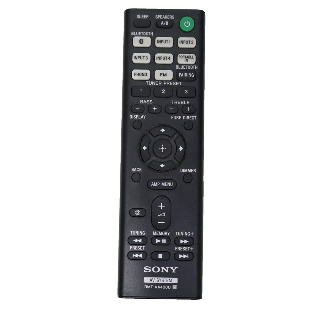 SONY RMT-AA401U Remote Control FREE SHIPPING Original SONY Branded product.