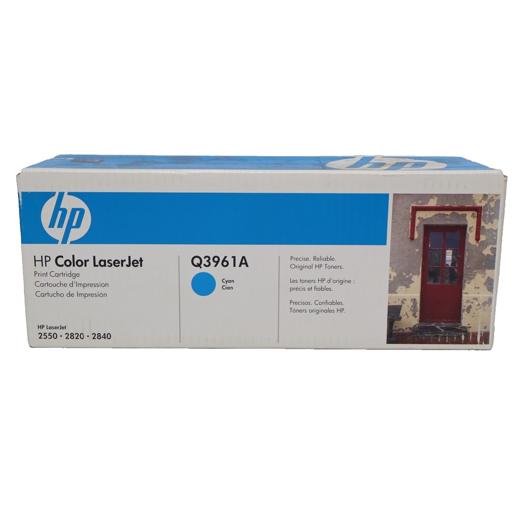 🔥Genuine HP Color LaserJet Print Cartridge Cyan Q3961A for 2550 2820 2840 E9/10