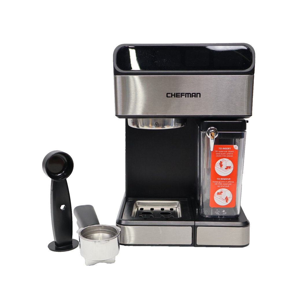 🔥Chefman Barista Pro Espresso Cappuccino Machine Stainless 1.8L Lightly Used☕