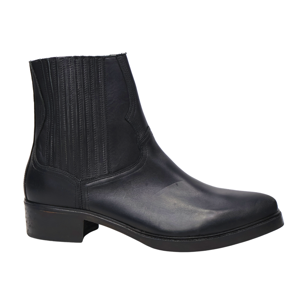 🔥ALLSAINTS Men's Lasgo Pull On Chelsea Boots Western, Black, 13US/46EU MSRP$349