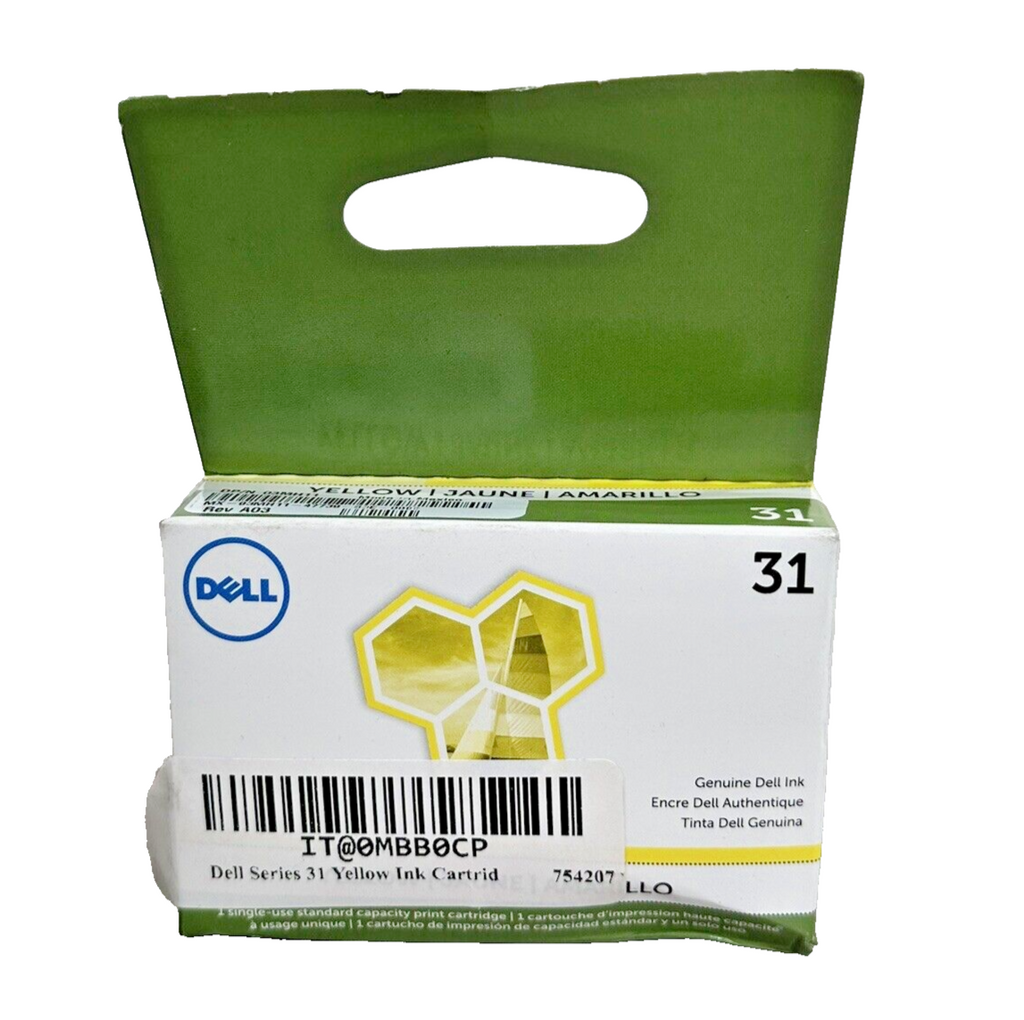 🔥DELL SERIES 31 YELLOW INK NEW- 3MH11 SEALED BRAND NEW FREE SHIPPING🔥