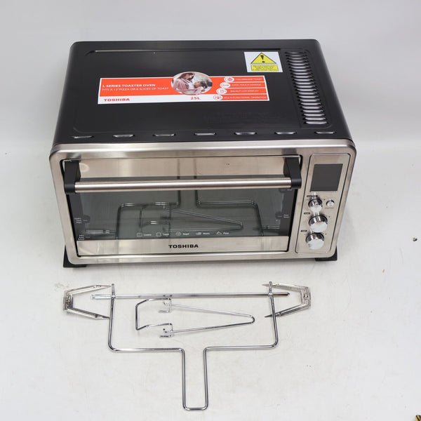 TOSHIBA AC25CEW-SS Large 6-Slice Convection 10in1 Stainless Steel Missing Pieces