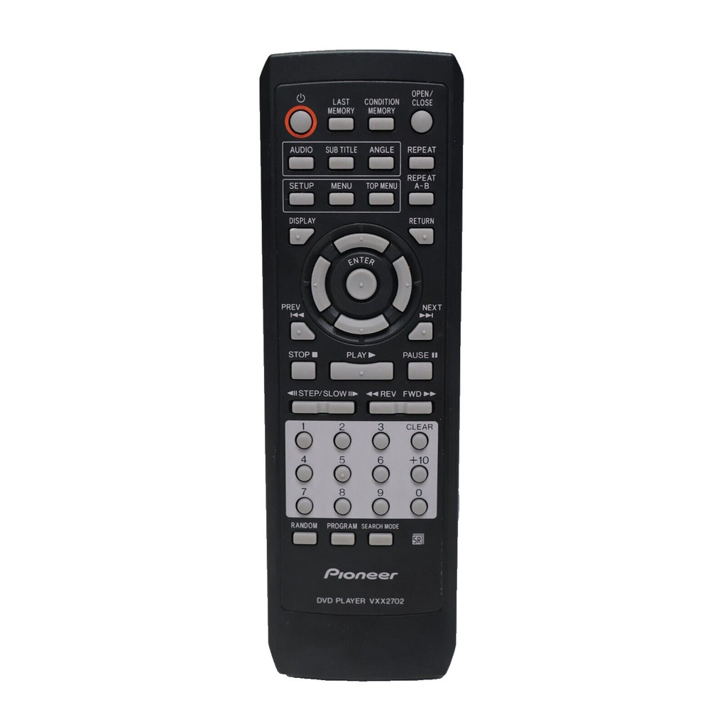 Genuine Pioneer VXX2702 DVD Player Remote Control for DV333 DV341 & DV636 Used