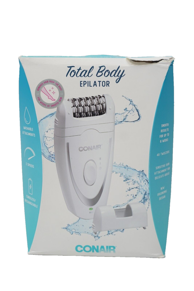 Conair Full Body Epilator & Hair Removal for Women, Cordless - NEW / OPEN BOX