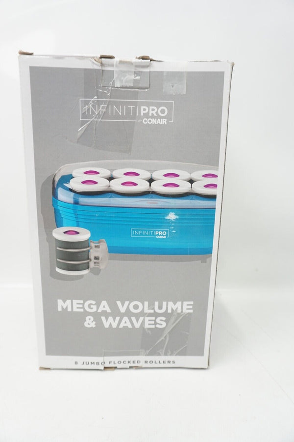 🔥InfinitiPRO Conair Mega Volume & Waves 2 Inch Flocked Rollers CHV28N Blue USED