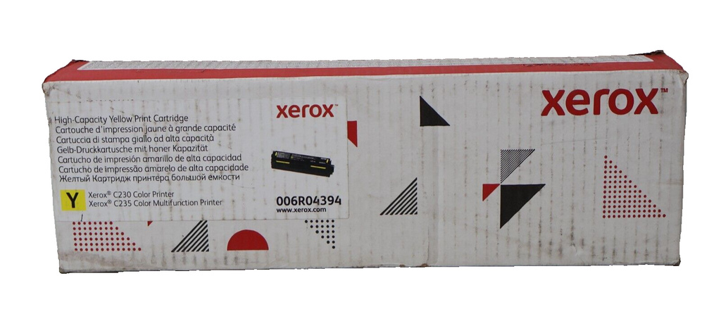 Xerox C230/C235 Yellow High-Yield Cartridge - 006R04394 Open Sealed Inside New