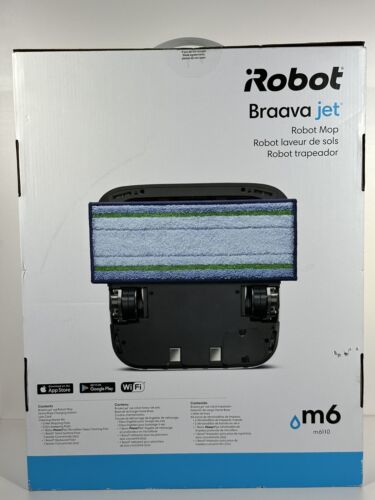 🔥iRobot Braava jet M6 (6110) Wi-Fi® Connected Robot Mop LIGHT USE W/ PADS🔥