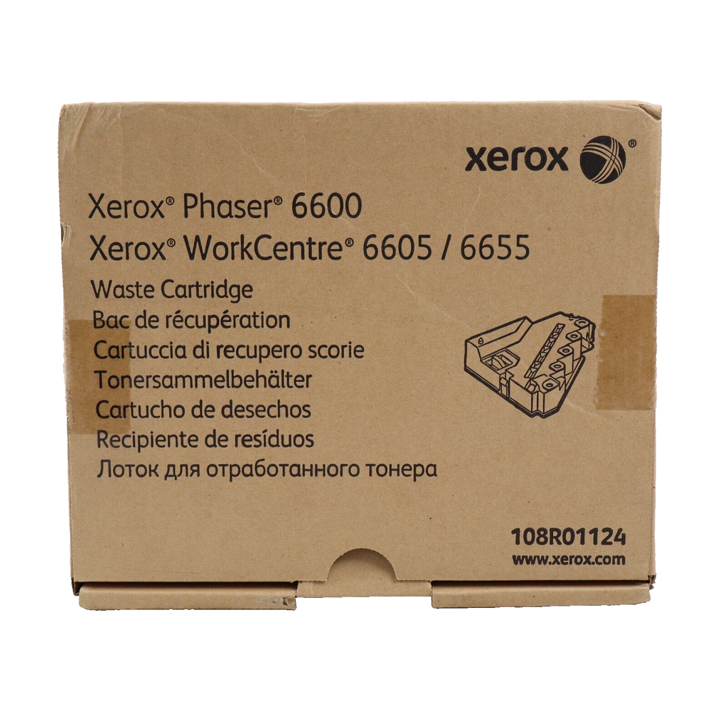 Genuine Xerox Toner Waste Container WC 6605 Phaser 6600 C400 C405 108R01124 NEW