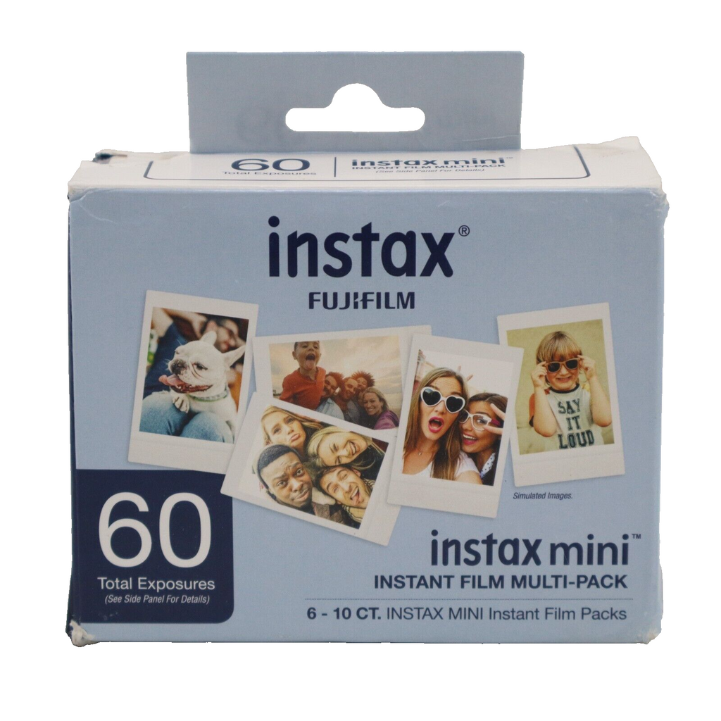 Fujifilm Instax Mini 60 Prints Value Pack Instant Film for all Fuji Mini Cameras