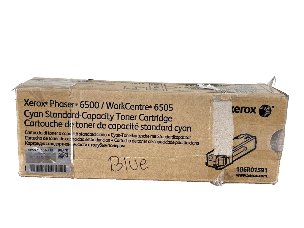 🔥Xerox 106R01591 Cyan Toner Cartridge, Standard NEW OPEN BOX FAST FREE SHIP🔥