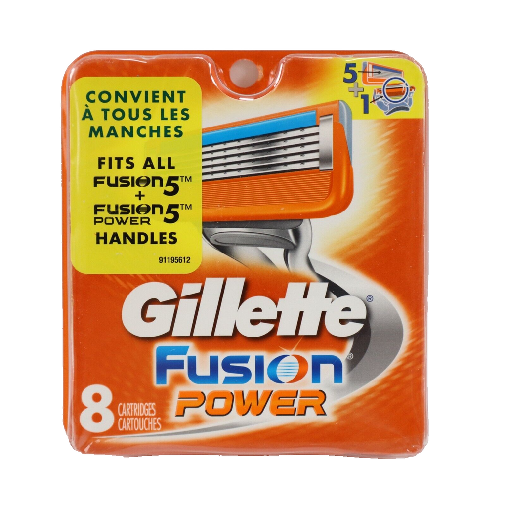 🔥NEW Gillette Fusion Power Razor Refill, 8 Cartridges SHIPS TODAY🔥