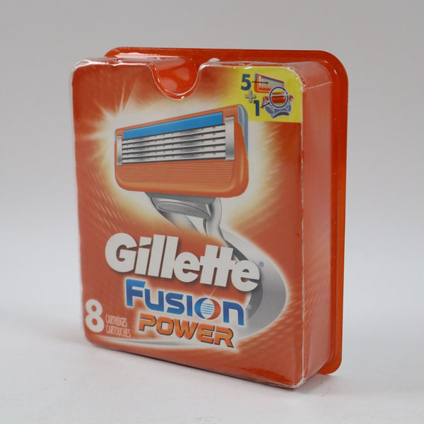 🔥Gillette Fusion Power Razor Refill, 8 Cartridges NEW DAMAGED BOX SHIPS TODAY🔥