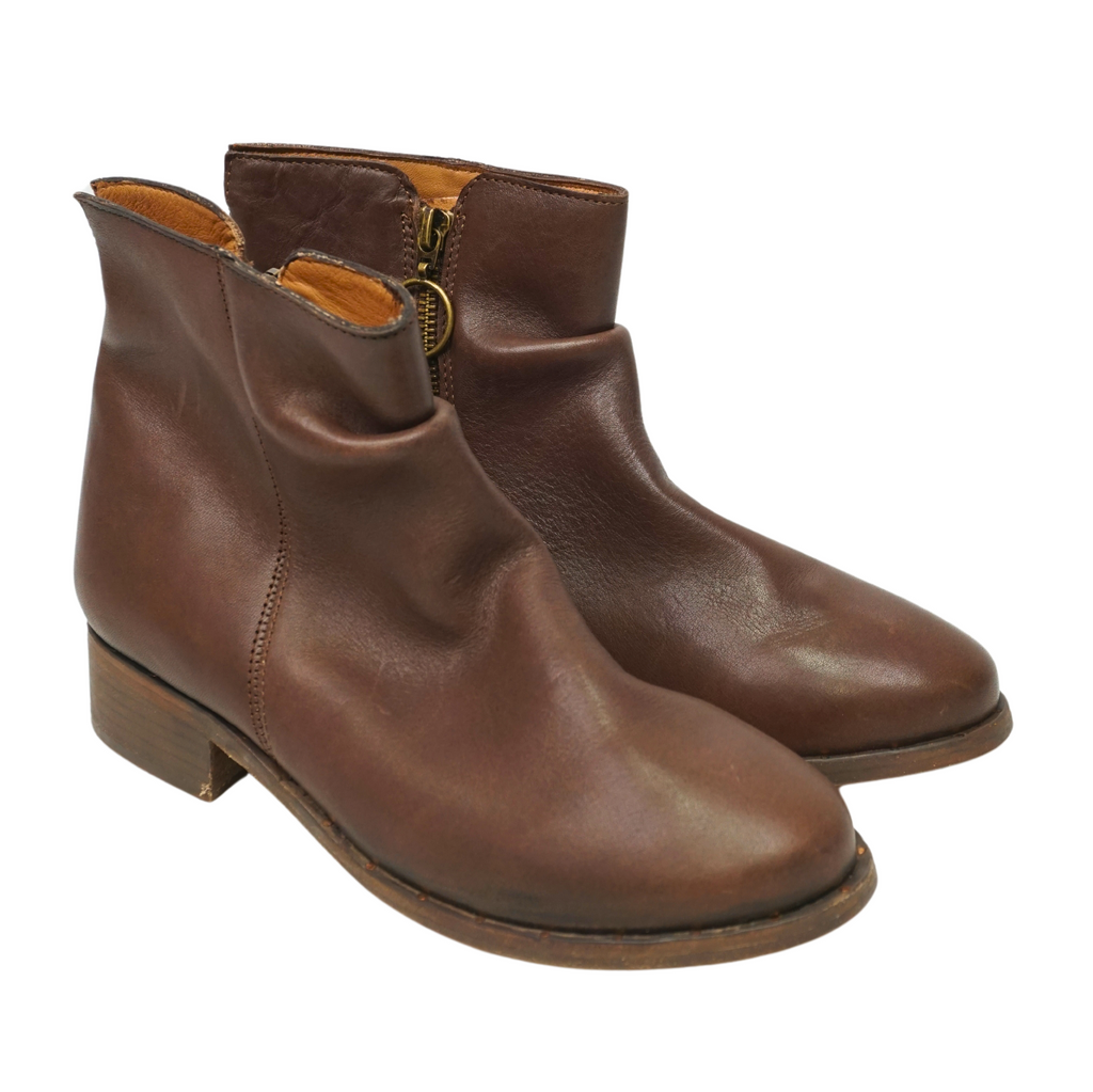 🔥NEW Beek Quail Leather Ankle Boots in Dark Brown 8.5US MSRP $395 SHIPS NOW