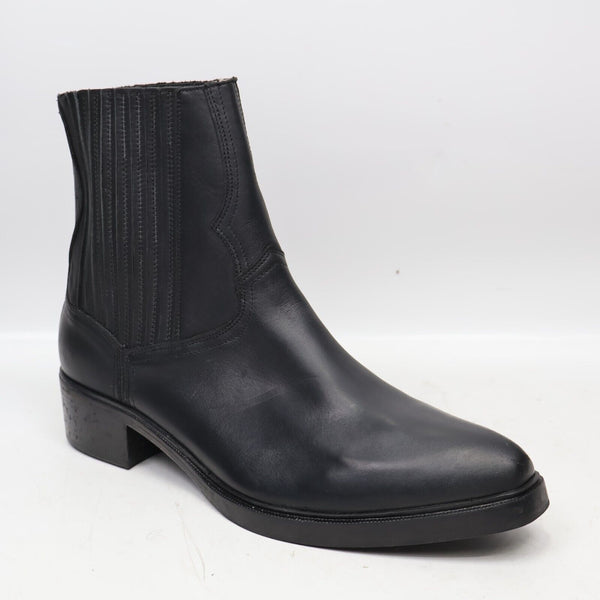 🔥ALLSAINTS Men's Lasgo Pull On Chelsea Boots Western, Black, 13US/46EU MSRP$349