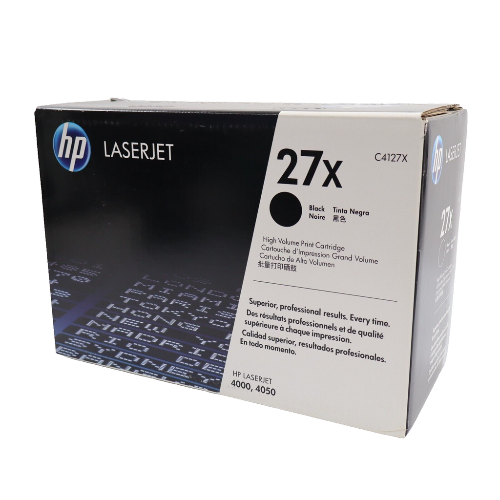 🔥NEW Genuine HP 27X Black Toner Cartridge Box HP LaserJet 4000 SHIPS TODAY🔥