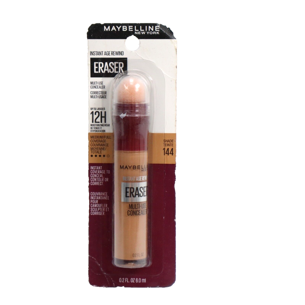 Maybelline Instant Age Rewind Instant Eraser Multi Use Concealer, 144, 0.2 fl oz