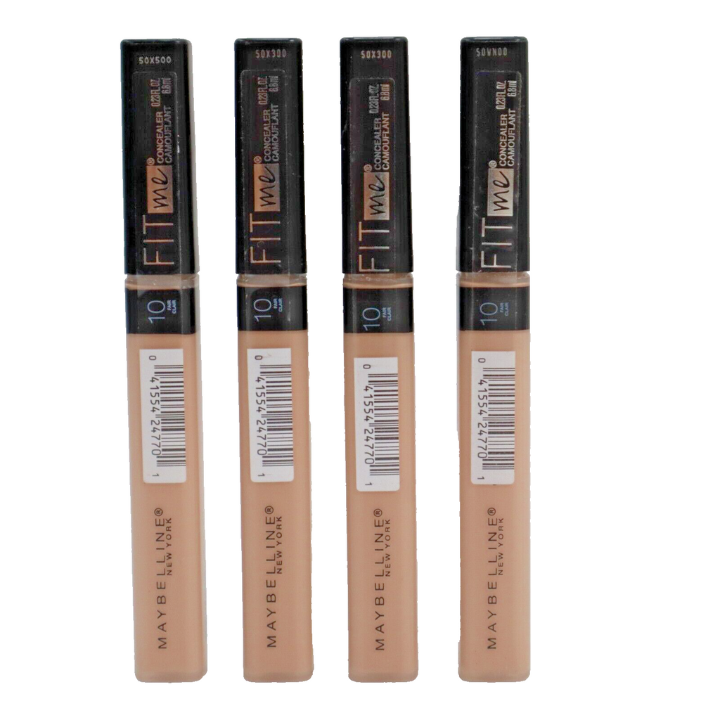 🔥4 Pack Maybelline New York Fit Me! Concealer Shade #10 Fair NEW SHIPS TODAY🔥