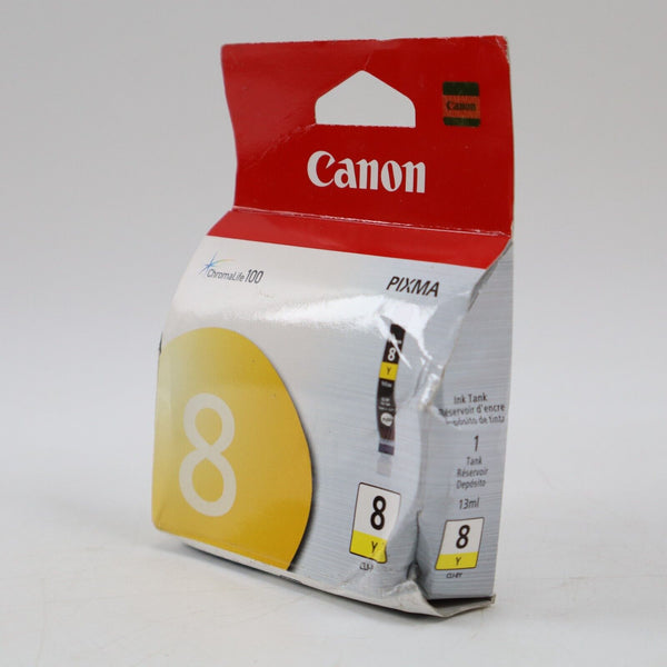 🔥Genuine Canon CLI-8 Yellow Ink Cartridge CLI-8Y NEW DAMAGE BOX Ships Today🔥