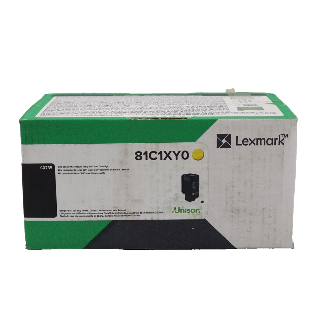 🔥NEW Genuine Lexmark 81C1XY0 Yellow 16K Toner for CX735 FAST FREE SHIPPING🔥