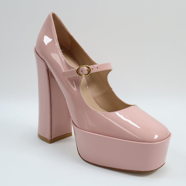 Stuart Weitzman Skyhigh 150mm Mary Jane Platform Pump, Pink 10US/40.5EU MSRP$595