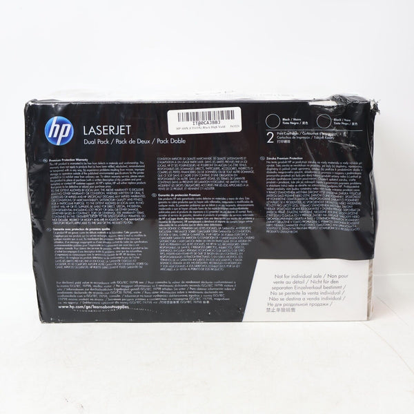 HP Inc. HP 410X (CF410X-D) 2PK High Yield Black Original LaserJet Toner See Note