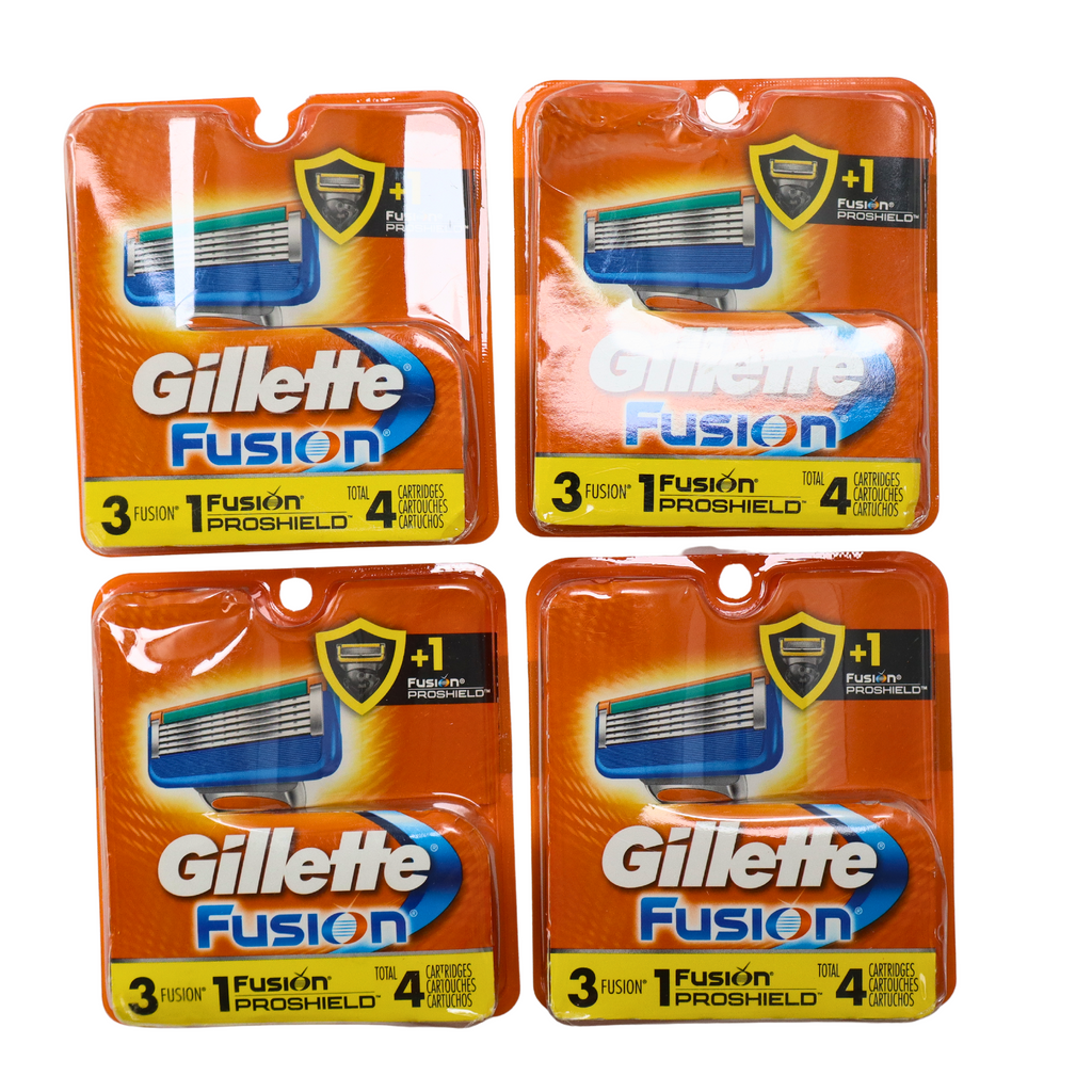 🔥NEW Gillette Fusion Razor Refill, 4 PACK x 4=16 Cartridges FAST FREE SHIPPING