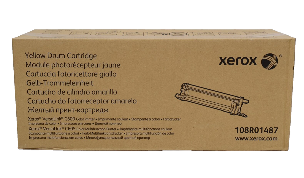 Xerox 108R01487 Versalink C600 C605 Yellow Drum Cartridge [40000 Yield] New