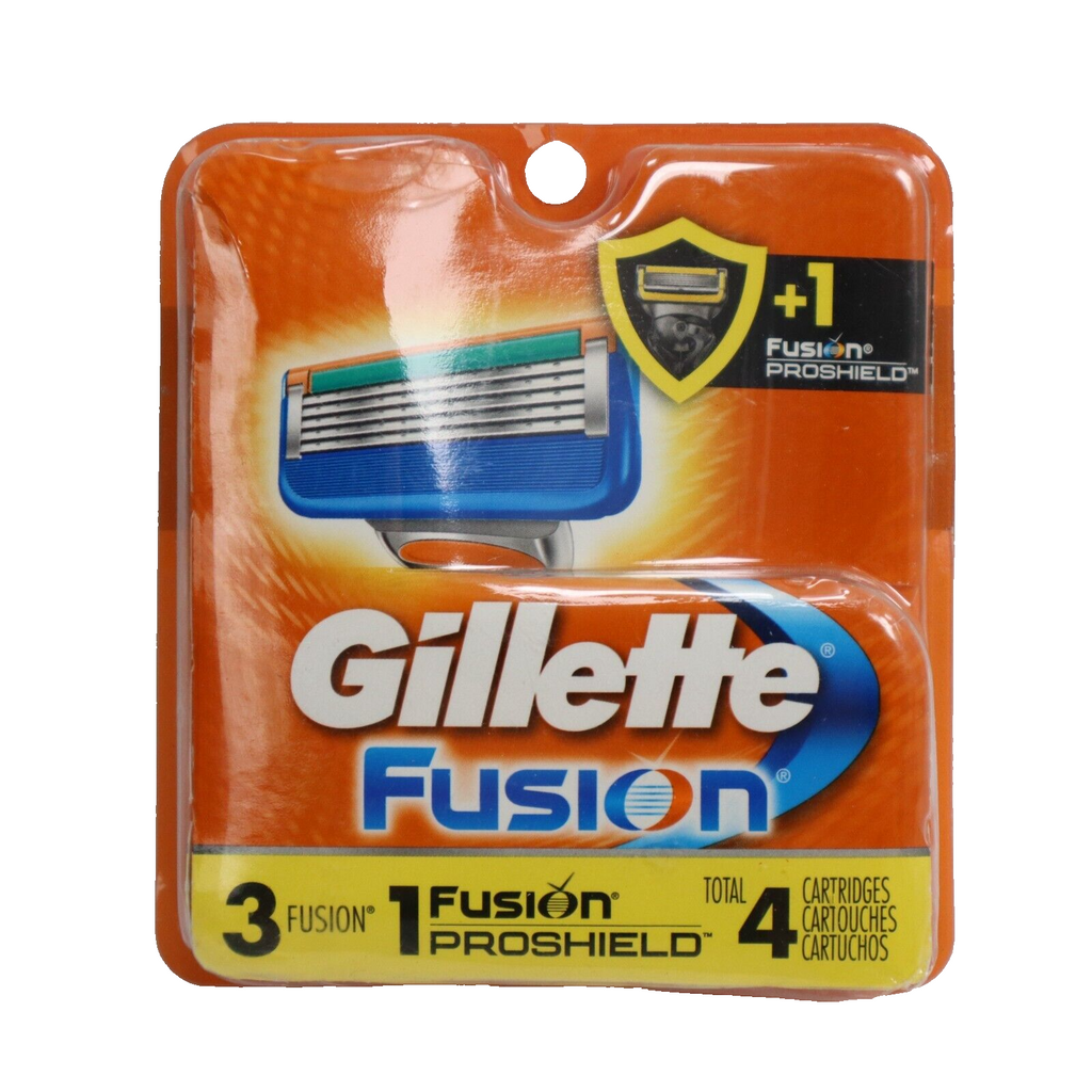 🔥NEW Gillette Fusion Razor Refill, 4 Cartridges FAST FREE SHIPPING🔥