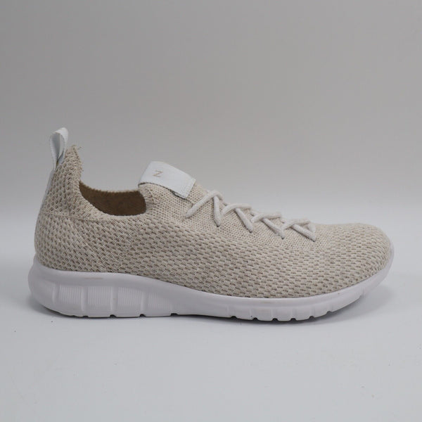 🔥Nisolo Women’s Athleisure Eco-Knit Sneaker, Linen, 7.5US/38EU NEW SHIPS TODAY