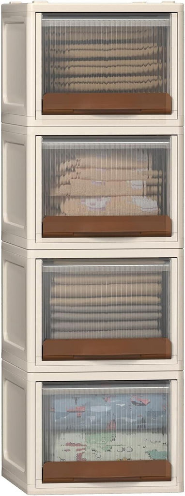 🔥HAIXIN Storage Drawers, Storage Bins with Drawers, Plastic Drawers Organizer