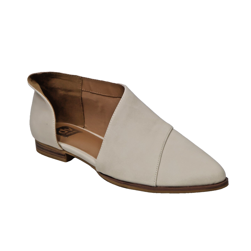 🔥DV By Dolce Vita Women's Fargo Asymmetric Flat, Stone 8.5 US/39EU SHIPS TODAY