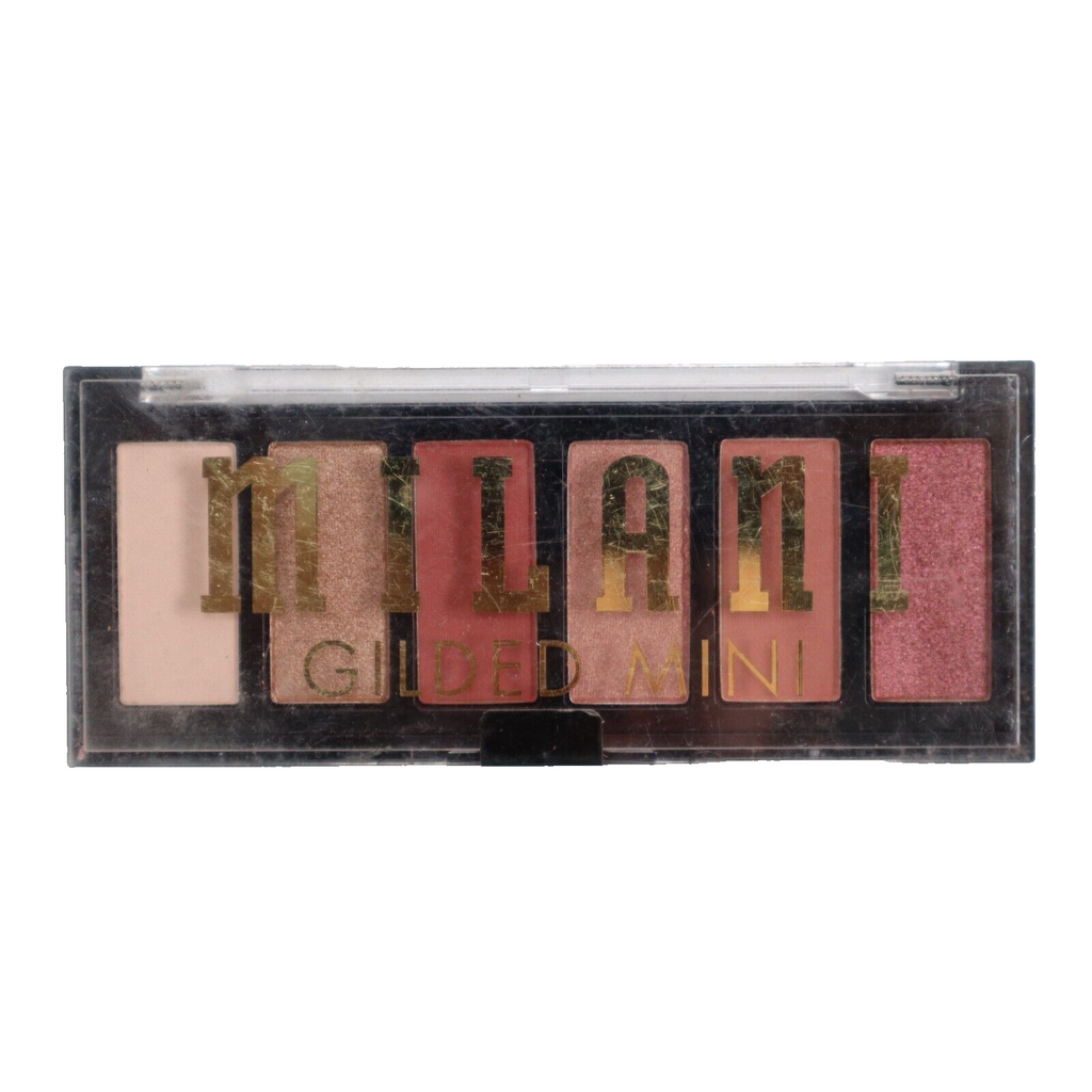 NEW Milani Gilded Mini Eyeshadow Palette 6 Matte Shimmer Hues #120 It's All Rosé