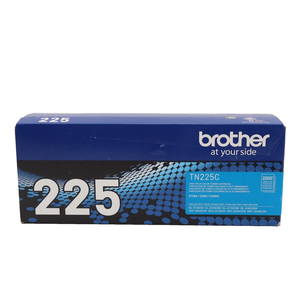 🔥NEW Genuine Brother TN225C High Yield Printer Toner Cartridge Cyan SHIPS TODAY