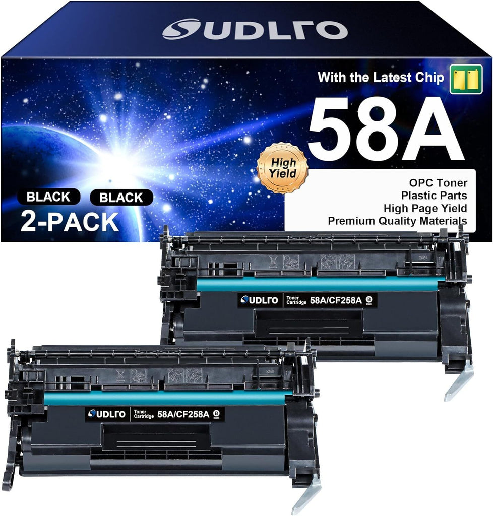 🔥58A CF258A Toner (with CHIP) Replacement for 58A HP Toner Cartridge 58X CF258X