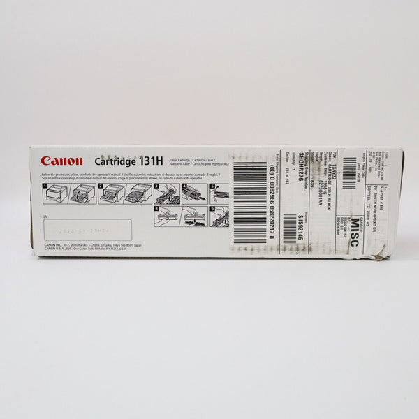 🔥Genuine Canon 131H Black High Yield Toner Cartridge 6273B001 NEW DAMAGE BOX🔥
