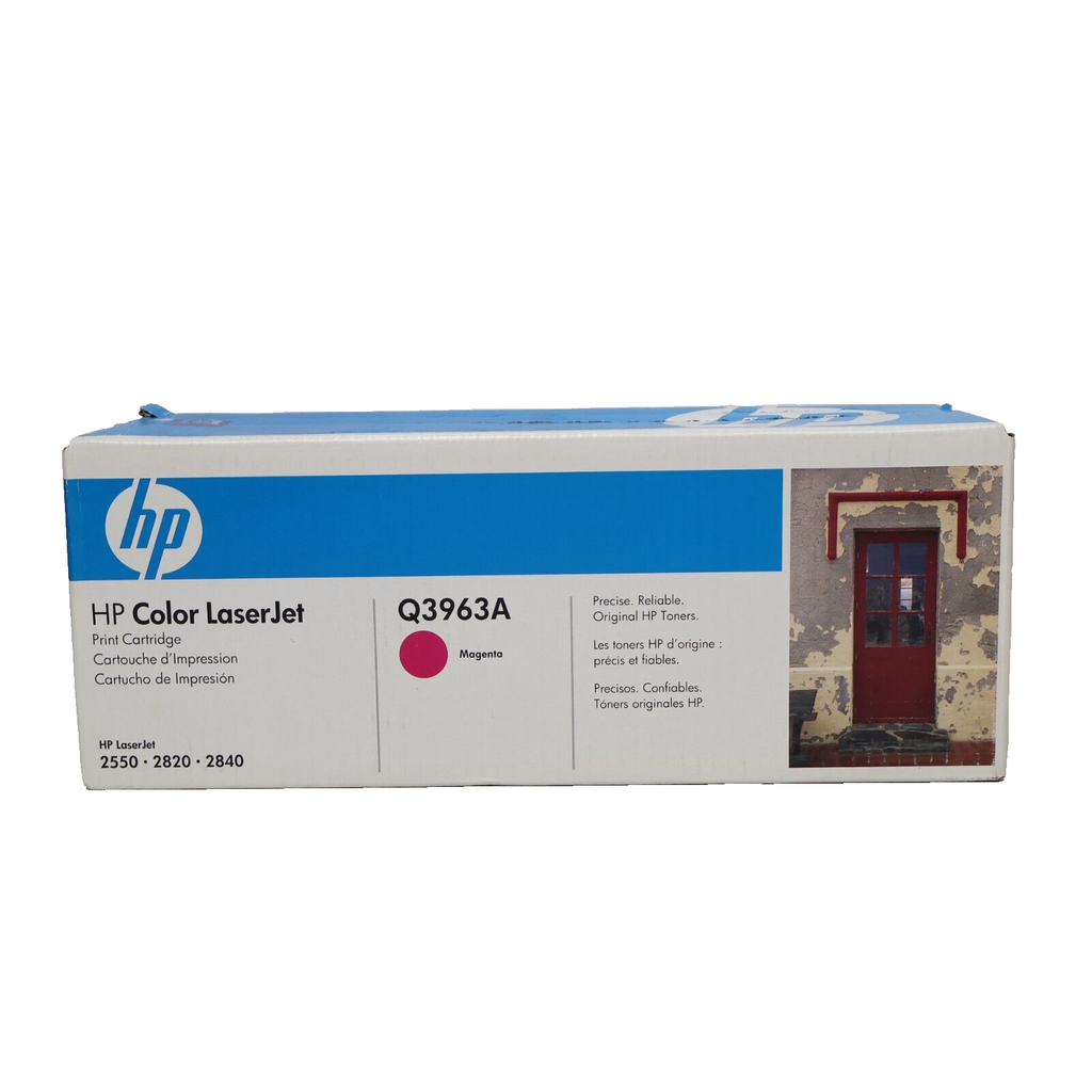 Genuine HP Q3963A (122A) Magenta High-Yield Toner Cartridge - NEW SEALED