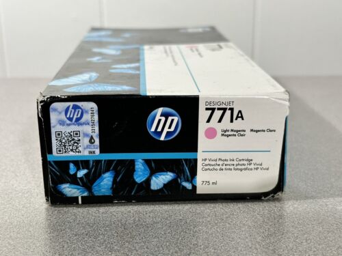 🔥HP 771A Light Magenta Ink Cartridge B6Y19A OEM NEW Sealed 1/2020 FREE SHIP🔥