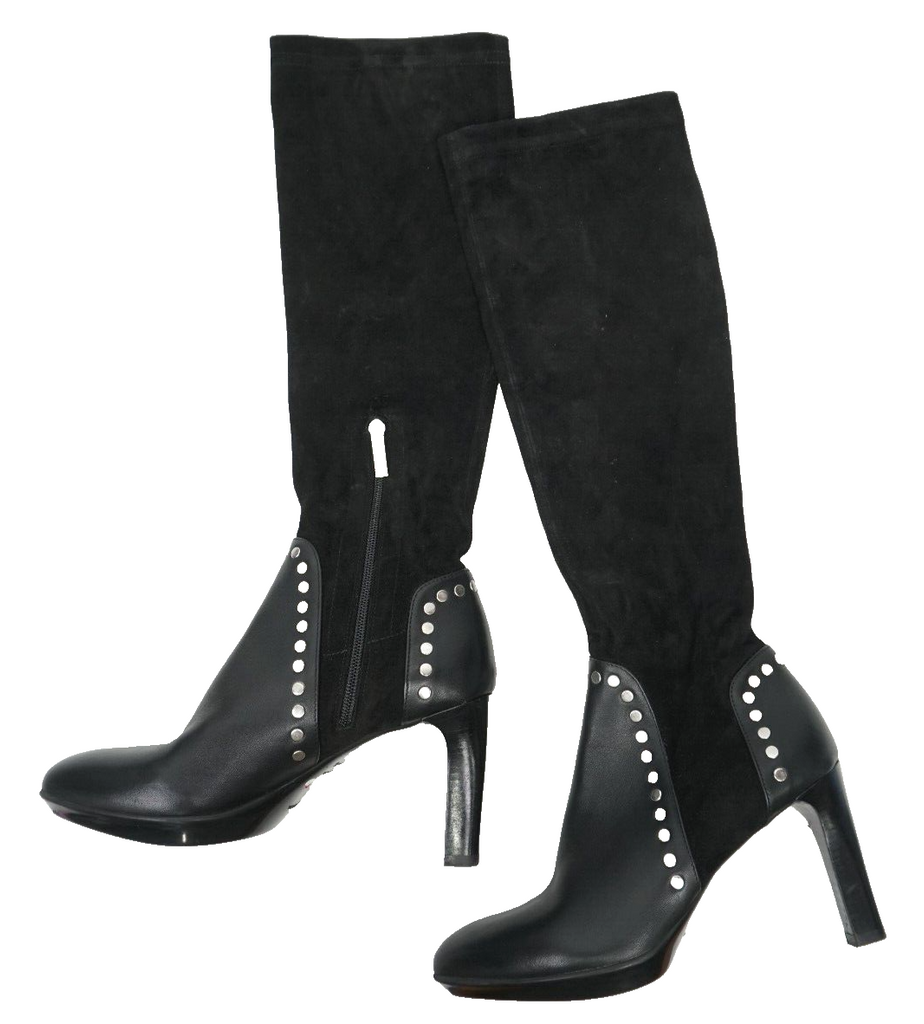 🔥Aquatalia Rolla Stretch Suede Tall Boots Weatherproof Zipper, 8US, MSRP $895🔥