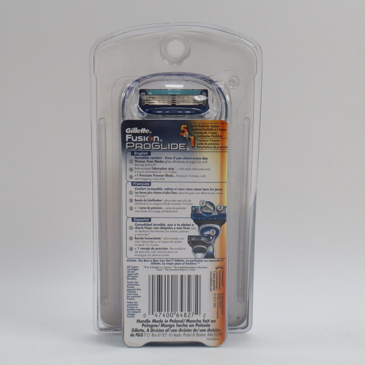 🔥NEW Gillette Fusion Proglide Men's Razor With 1 CARTRIDGE Refill SHIP ...