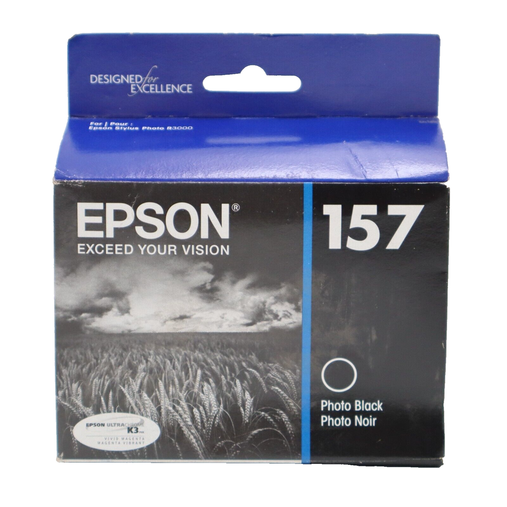 🔥NEW Epson 157 Photo Black Genuine Authentic Ink Cartridge T157120 Exp 2/22🔥