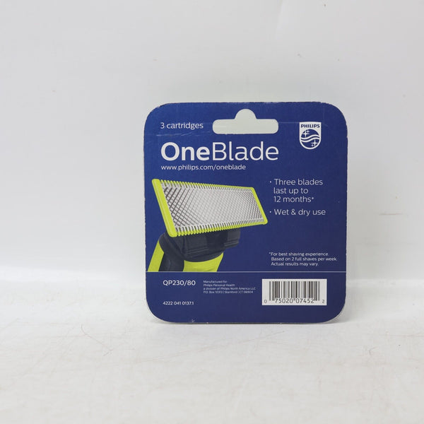 🔥NEW - 3 PACK Philips Norelco QP230/80 Replacement Blades SHIPS TODAY🔥