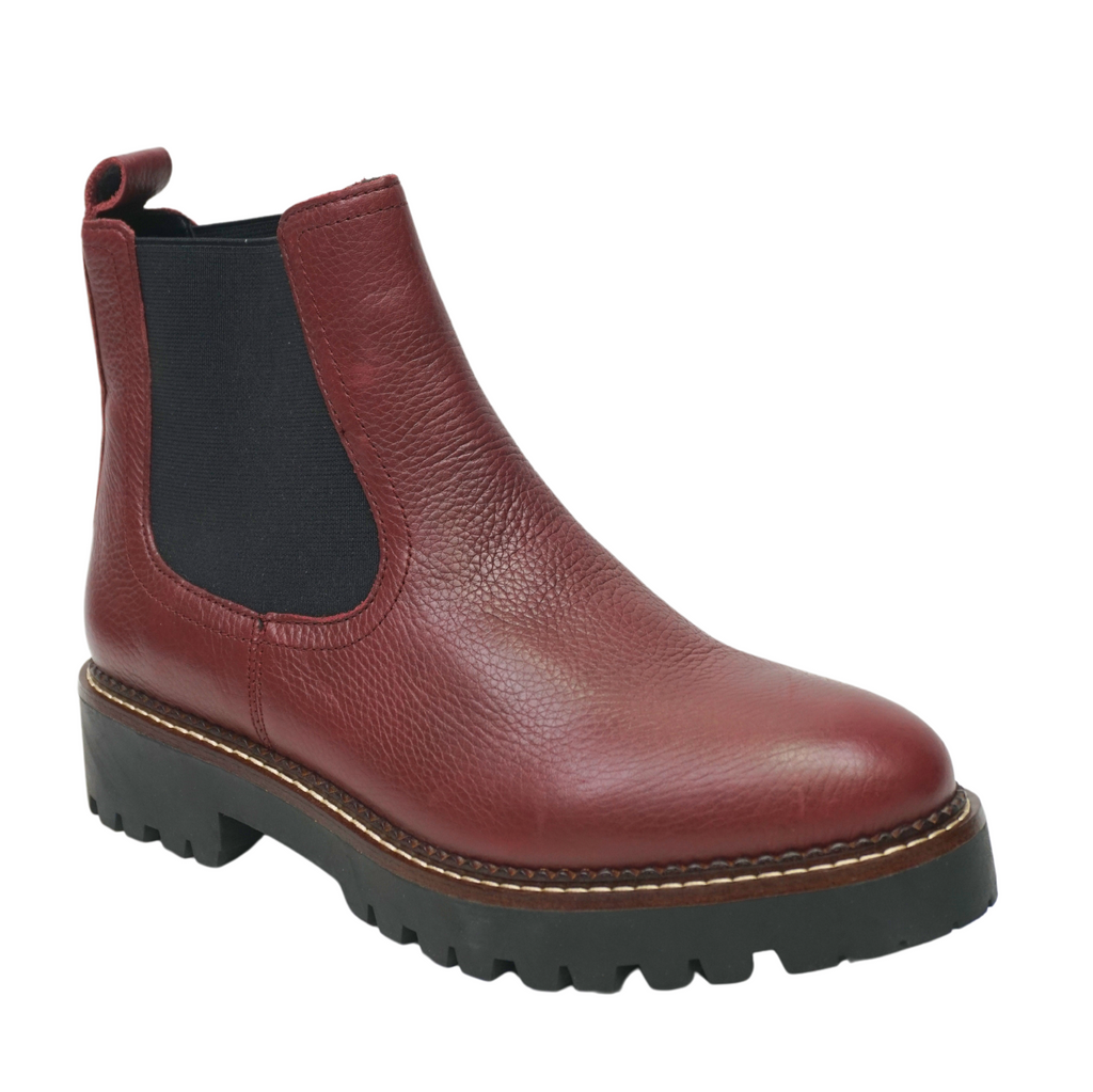 🔥NEW Caslon Women's Miller Water Resistant Chelsea Boots, Burgundy, 8M US🔥