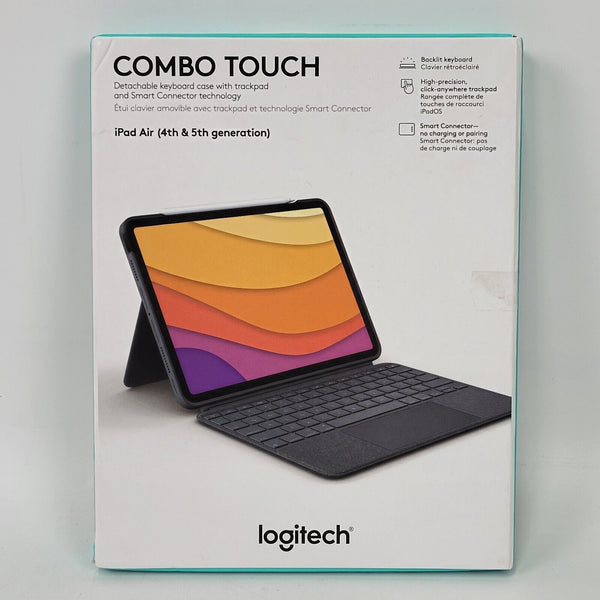 🔥Logitech Combo Touch (YU0048) Keyboard Case - For iPad Pro 1st-4th Generations