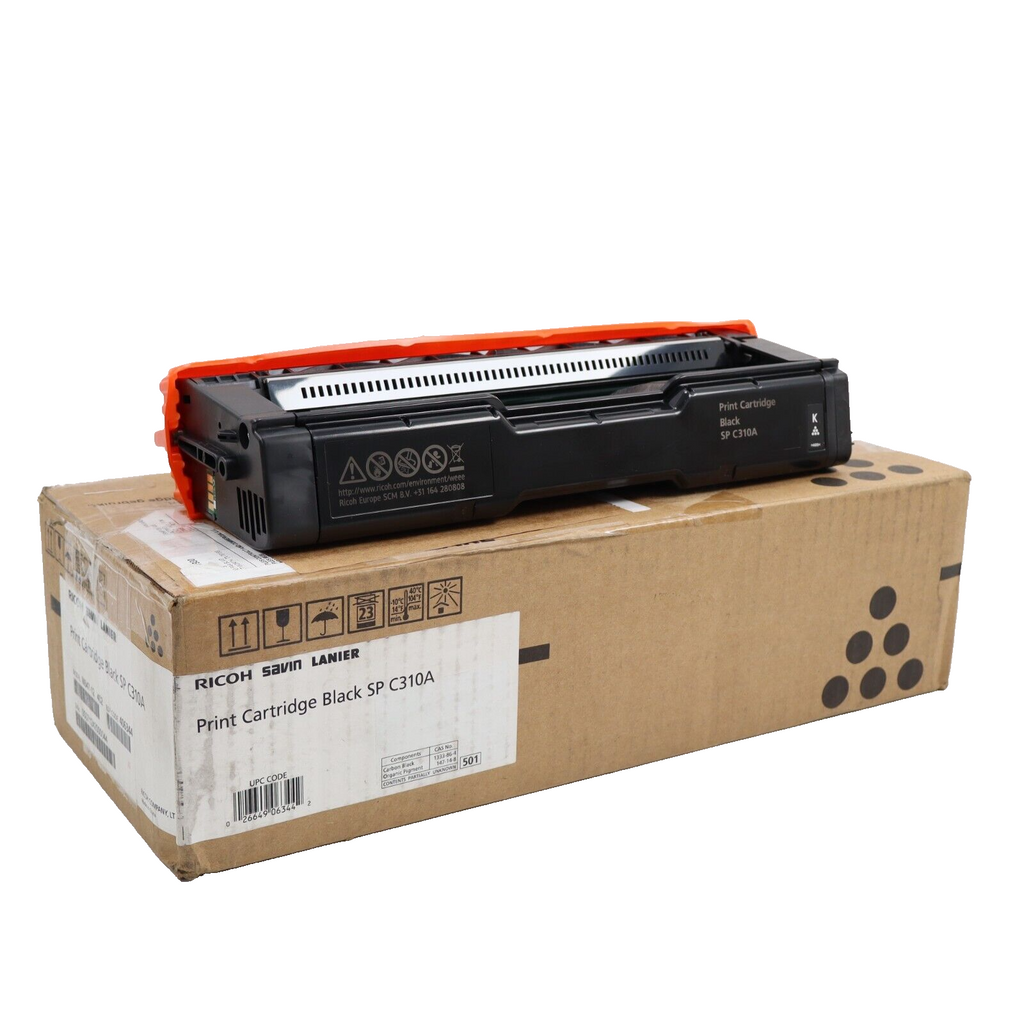 🔥Genuine Ricoh Savin Lanier 406344 Black SP C310A Print Cartridge SHIPS TODAY🔥