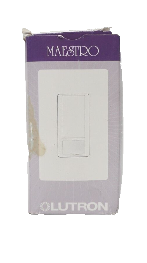 Lutron Maestro Motion Sensor Switch | 2 Amp, Single Pole MS-OPS2-WH White Op