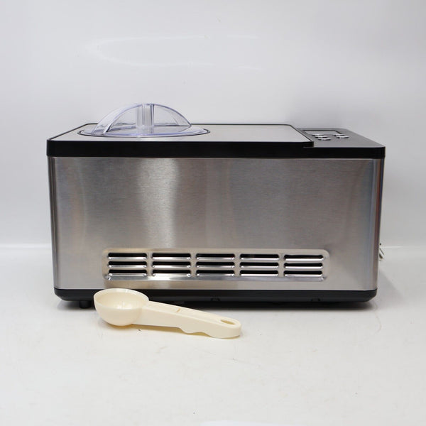Whynter ICM-200LS Ice Cream Maker 2.1 Quart Capacity Stainless Steel Used Damage