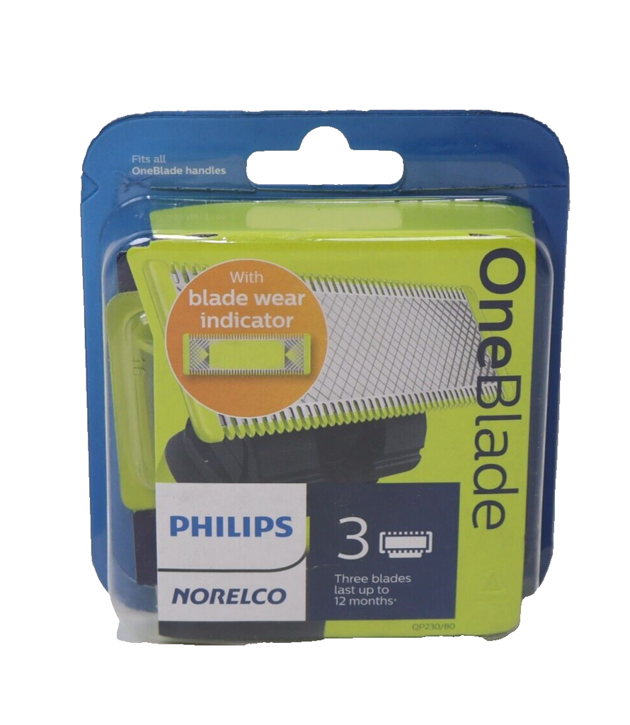 🔥NEW - 3 PACK Philips Norelco QP230/80 Replacement Blades SHIPS TODAY🔥