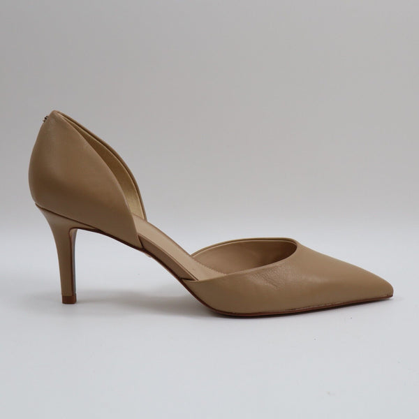 🔥Sam Edelman VIV Pointed Toe Pump, Soft Beige Leather, 6.5US/36.5EU SHIPS TODAY